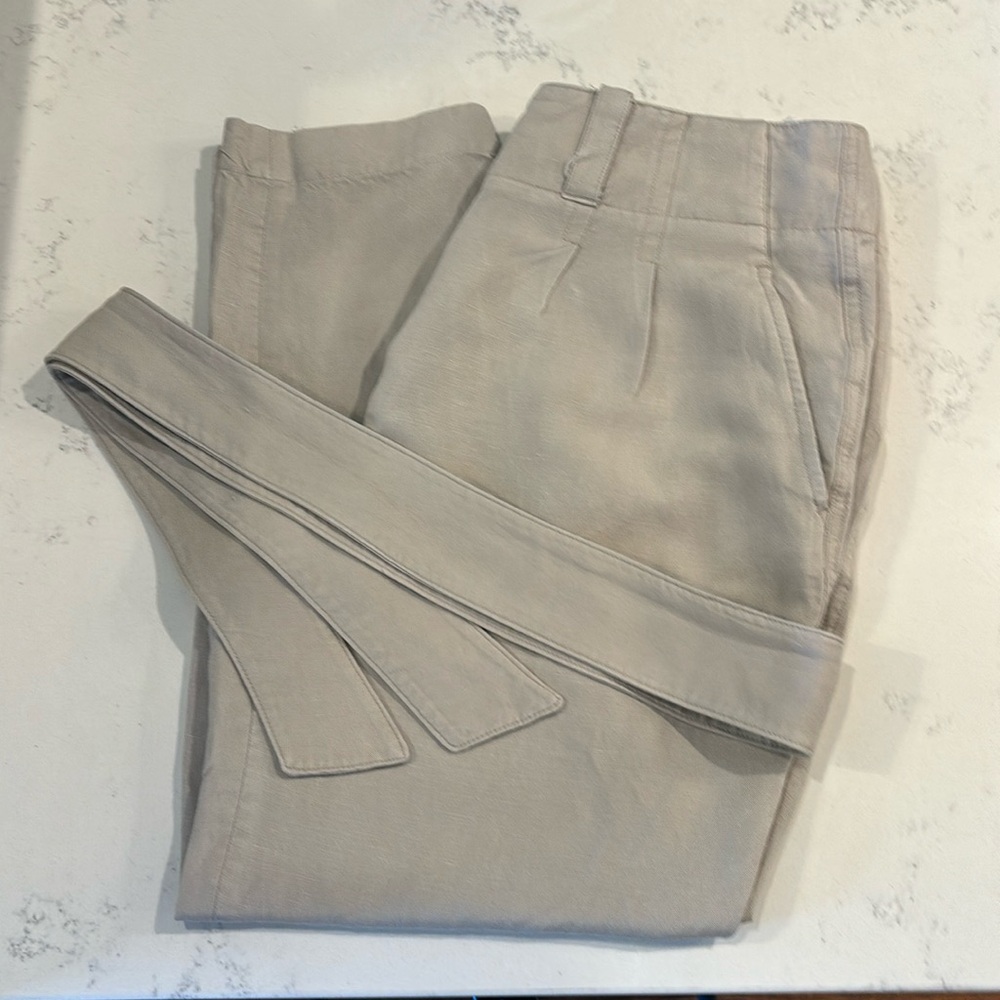 Calvin Klein Linen/Rayon Trousers